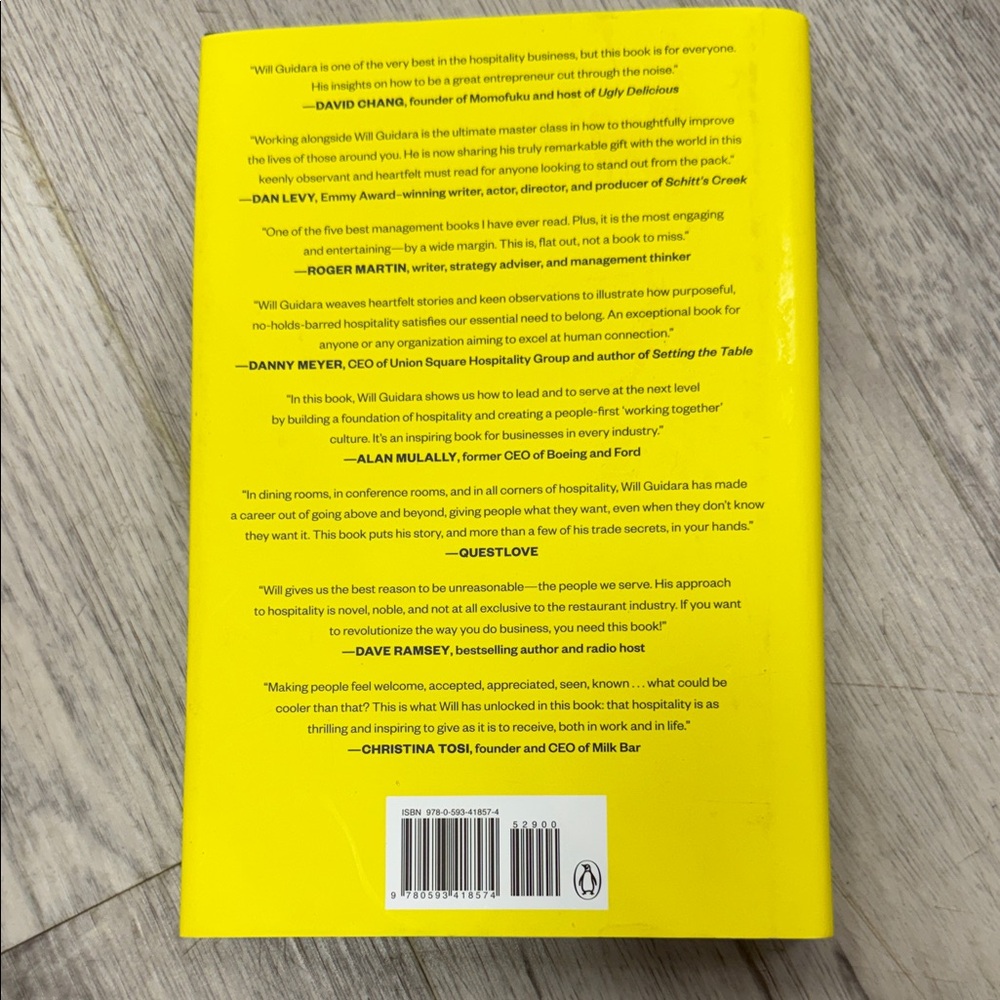 Unreasonable Hospitality - Yellow Edition - Picture 4 of 5